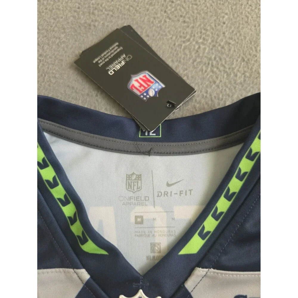 Seattle Seahawks DK Metcalf #14 Nike NFL On Field Home Jersey Boys Medium 12 NEW
